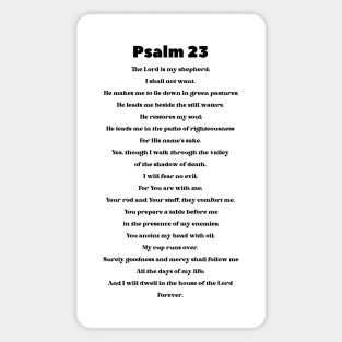 Psalm 23 Magnet